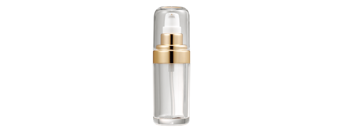 Botella de loción redonda de acrílico 30ml - Luna Lavanda E-30 Botella de loción redonda de acrílico 30ml - Luna Lavanda E-30